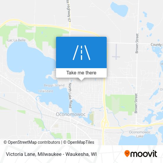 Victoria Lane map