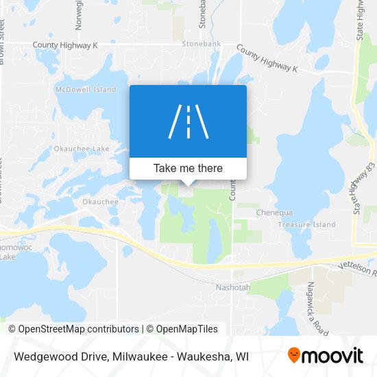 Mapa de Wedgewood Drive