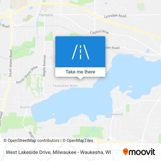 West Lakeside Drive map