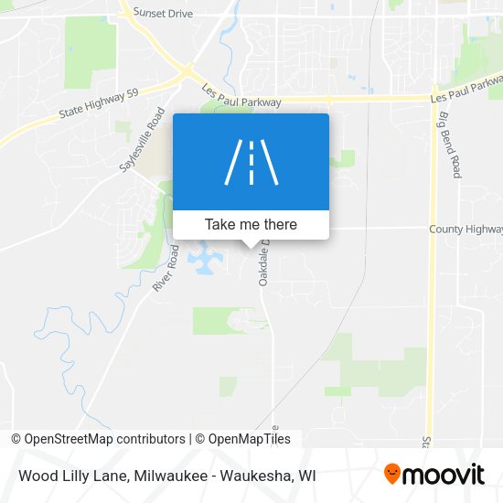 Wood Lilly Lane map