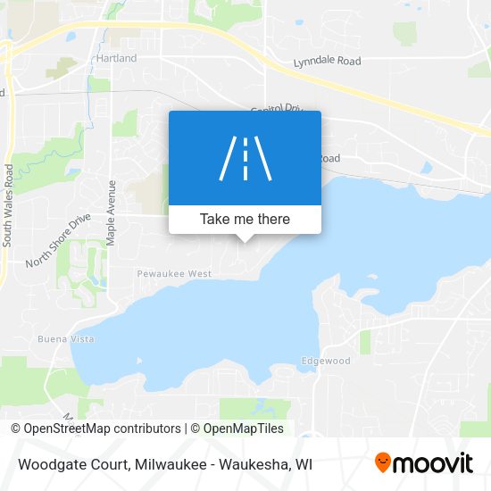 Woodgate Court map