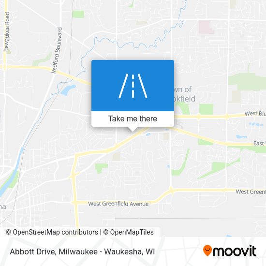 Abbott Drive map