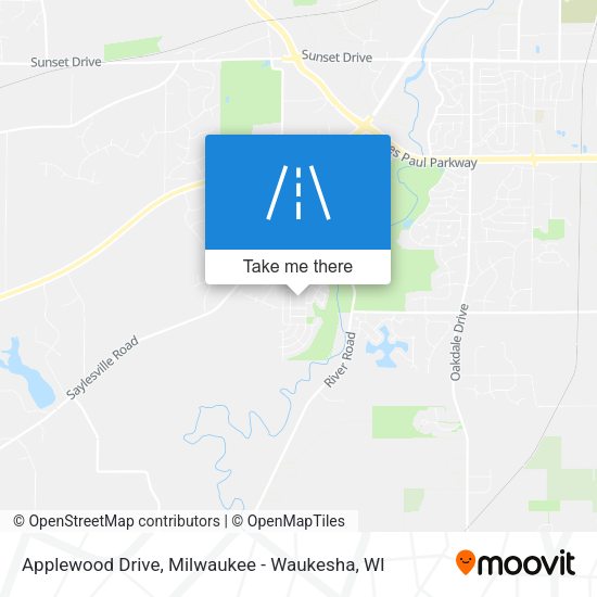 Applewood Drive map