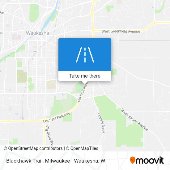 Mapa de Blackhawk Trail