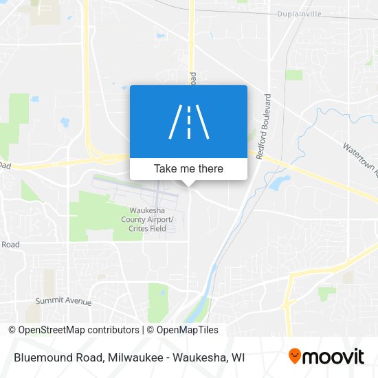 Bluemound Road map