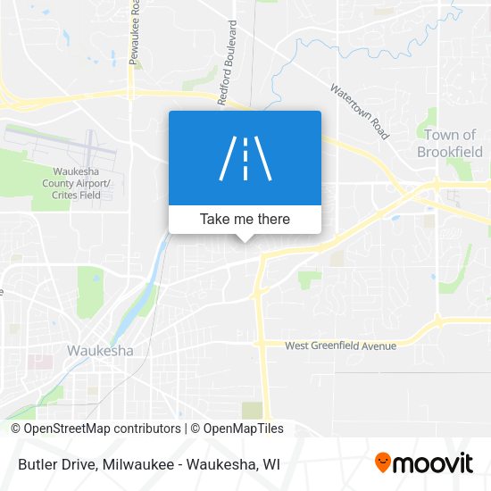 Butler Drive map