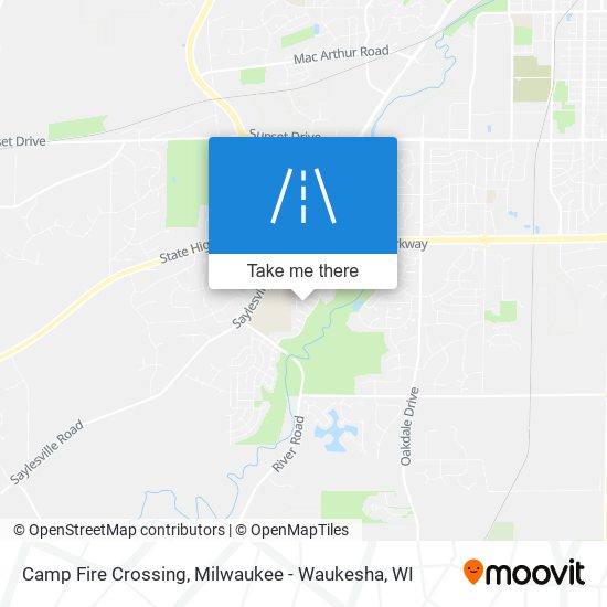 Mapa de Camp Fire Crossing