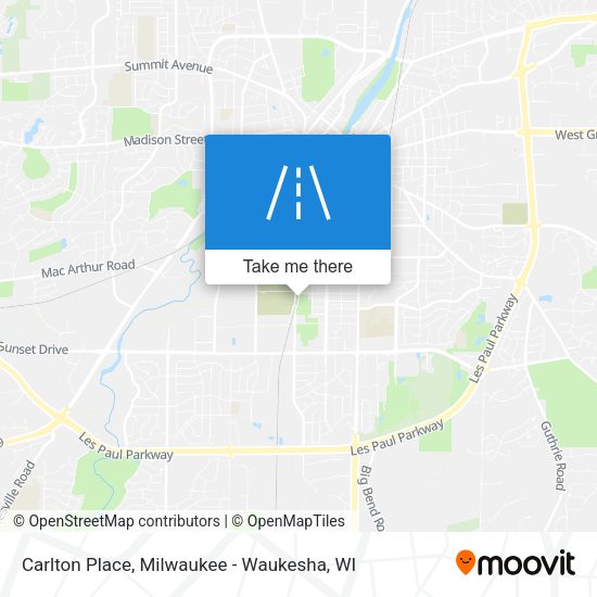 Carlton Place map