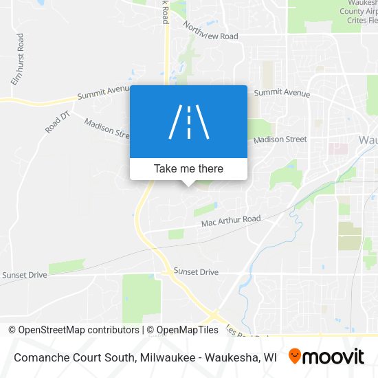 Comanche Court South map