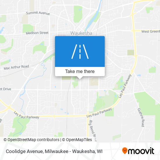 Mapa de Coolidge Avenue