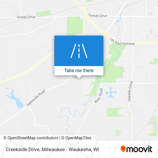 Creekside Drive map