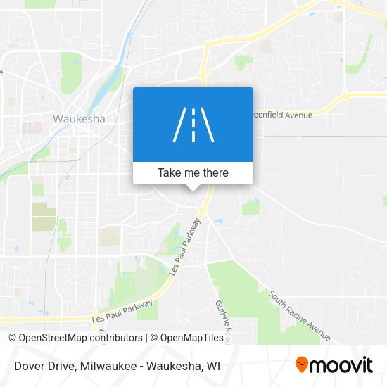 Dover Drive map