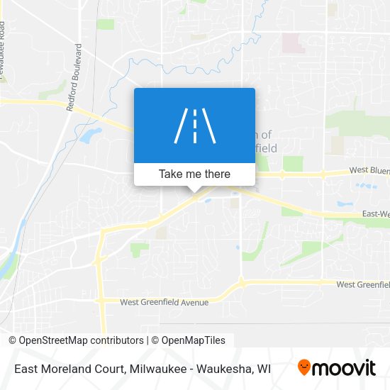 East Moreland Court map