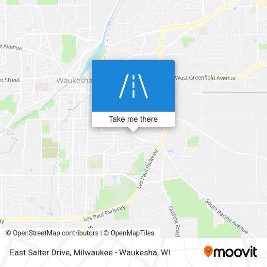 East Salter Drive map