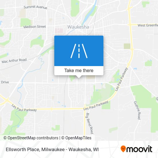Ellsworth Place map