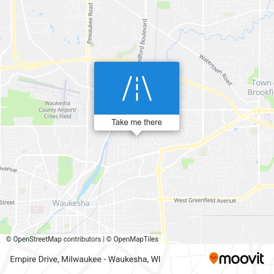 Empire Drive map