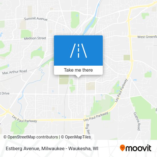 Estberg Avenue map