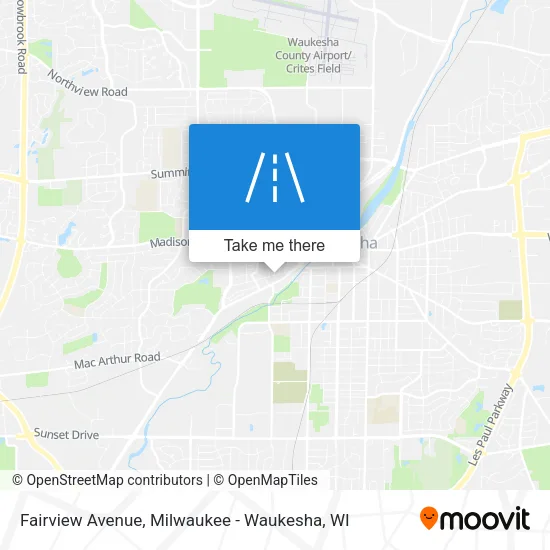 Mapa de Fairview Avenue