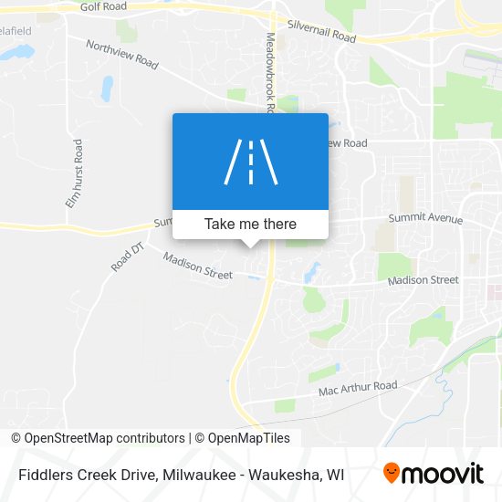 Mapa de Fiddlers Creek Drive