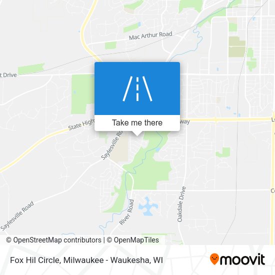 Fox Hil Circle map