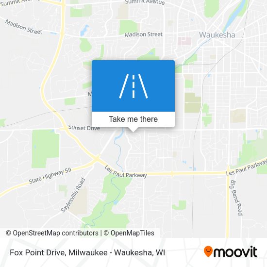 Mapa de Fox Point Drive