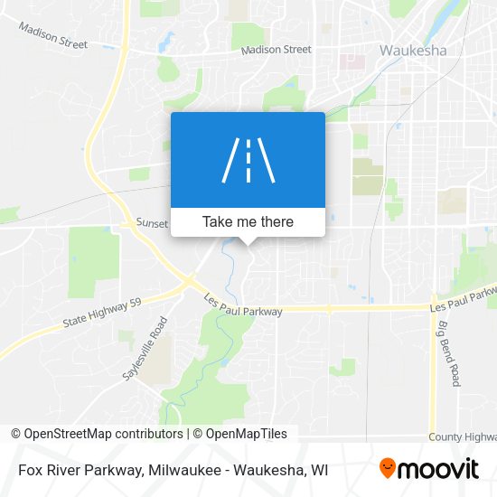 Fox River Parkway map