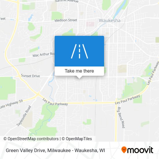 Green Valley Drive map
