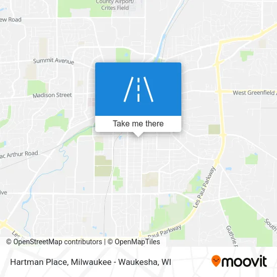 Hartman Place map