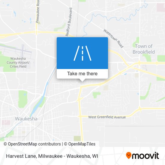 Harvest Lane map