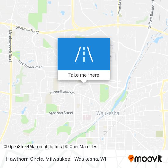 Hawthorn Circle map