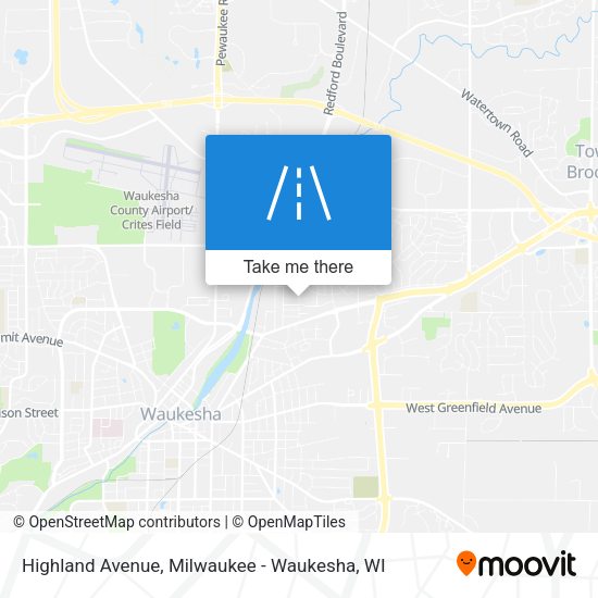 Mapa de Highland Avenue