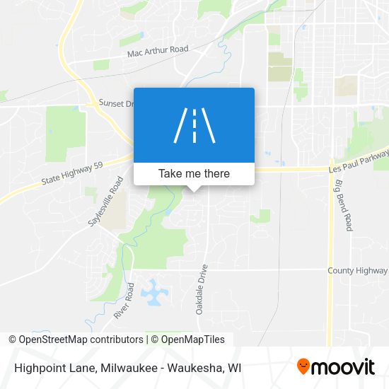 Highpoint Lane map