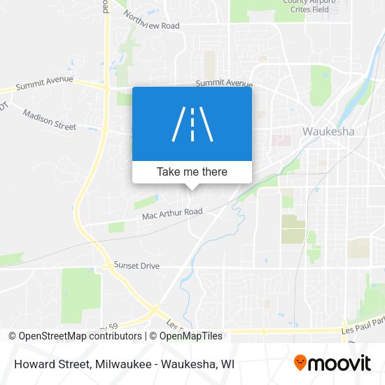 Howard Street map
