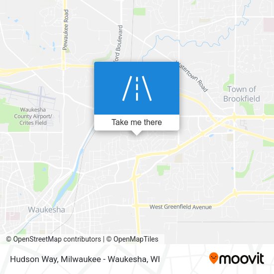 Hudson Way map