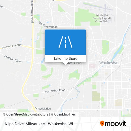Kilps Drive map