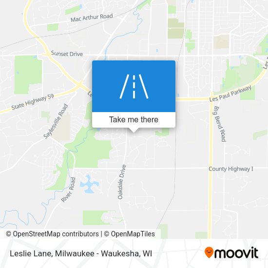 Leslie Lane map
