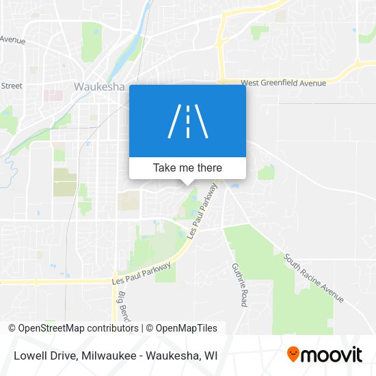 Mapa de Lowell Drive