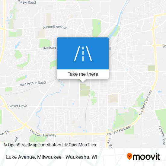 Luke Avenue map