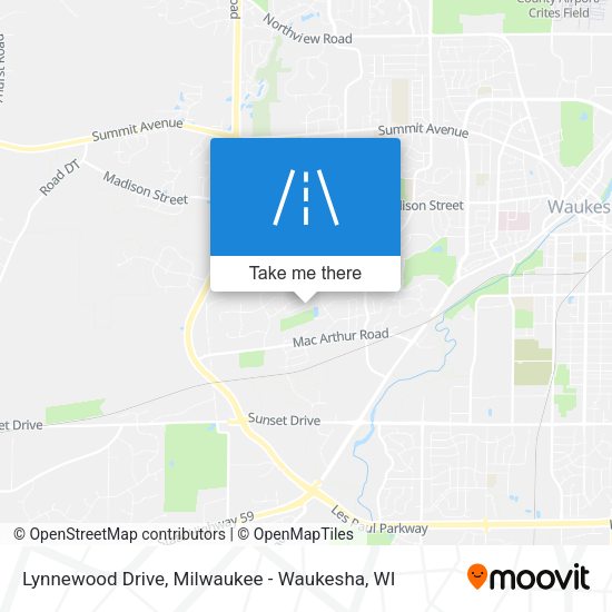 Lynnewood Drive map