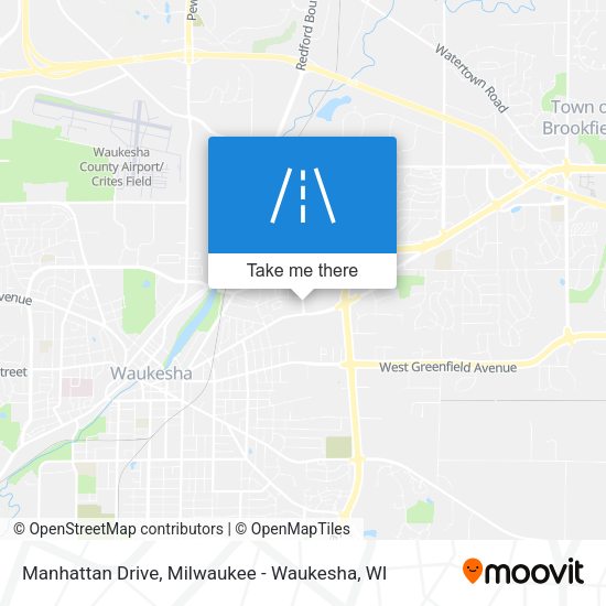 Manhattan Drive map