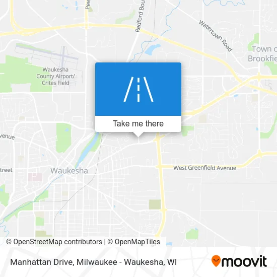 Mapa de Manhattan Drive