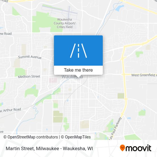 Martin Street map