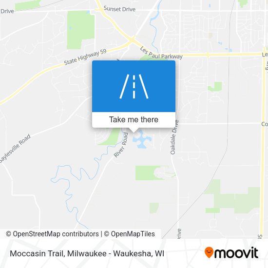 Moccasin Trail map