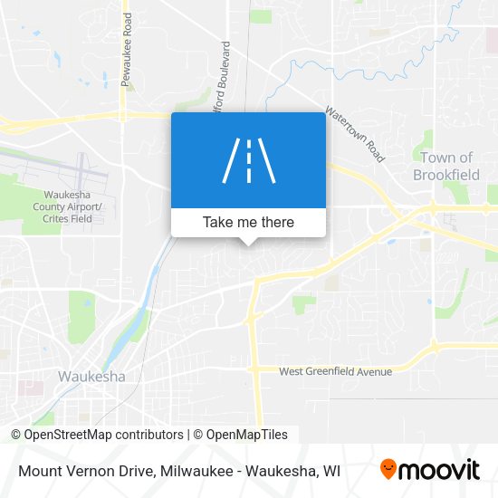 Mount Vernon Drive map