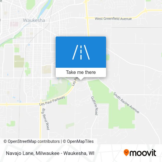Navajo Lane map