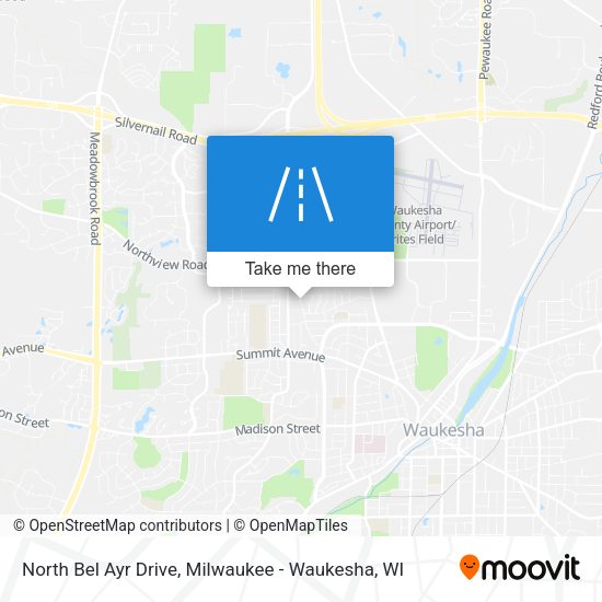 Mapa de North Bel Ayr Drive