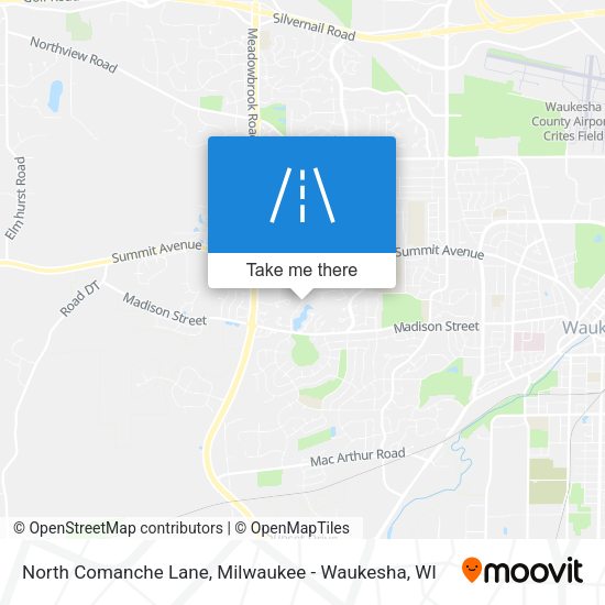 Mapa de North Comanche Lane