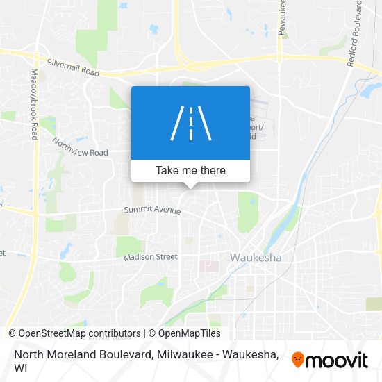 Mapa de North Moreland Boulevard