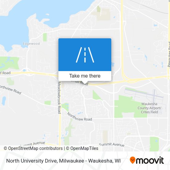 North University Drive map