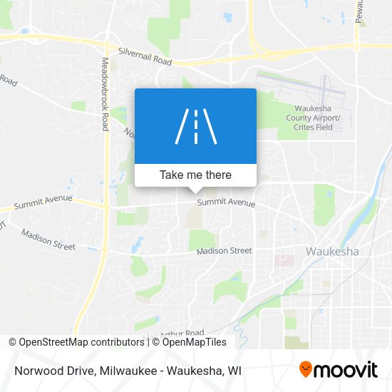 Mapa de Norwood Drive